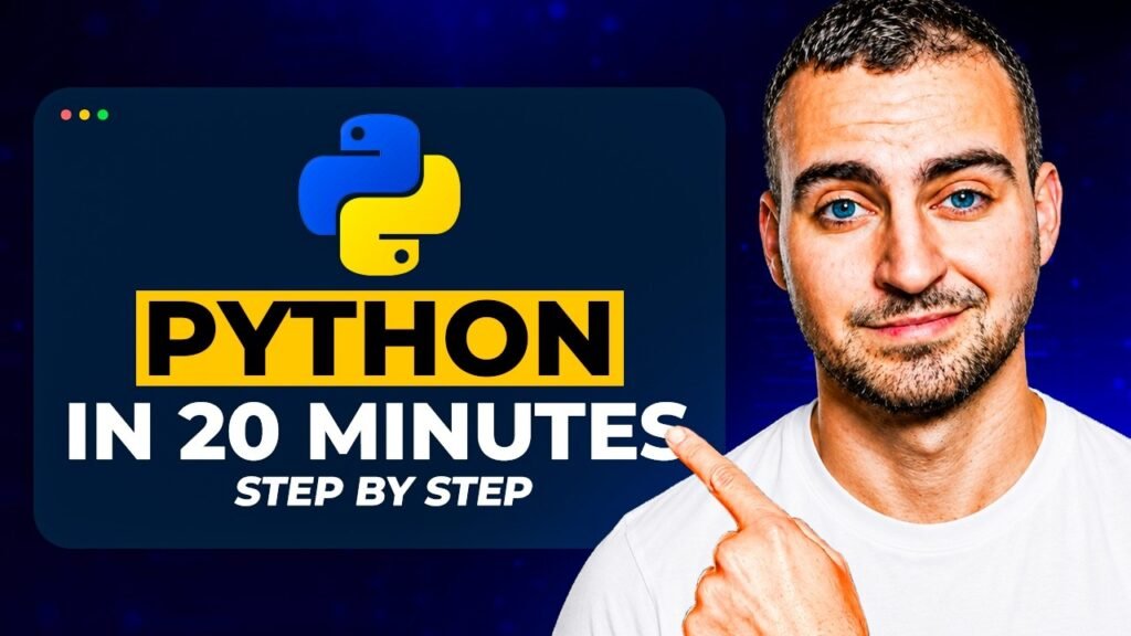 Python Tutorial for beginners - learn the basics step by step in 20 min