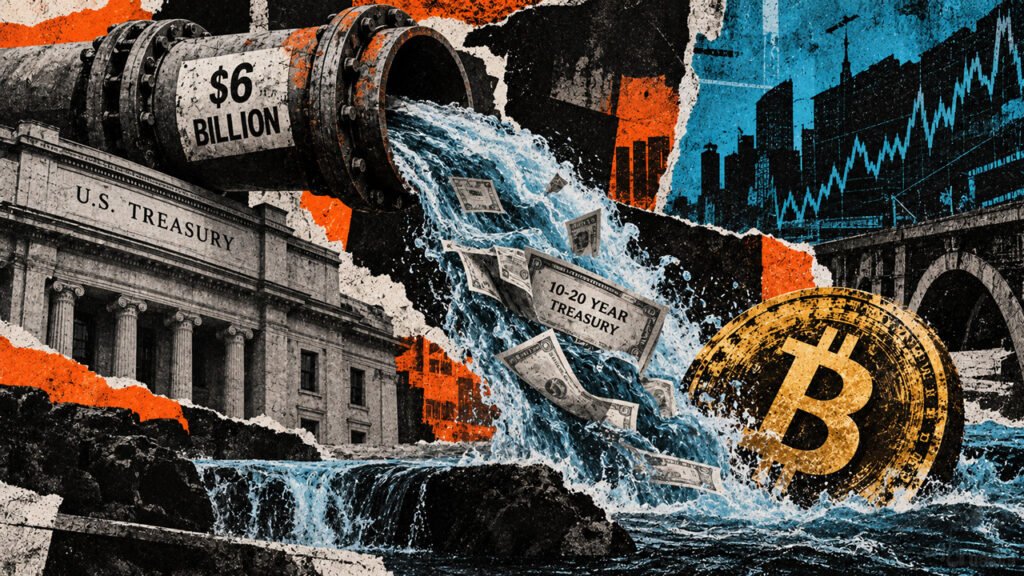 Treasury's $6 billion bond intervention creates a stealth test for Bitcoin’s next move